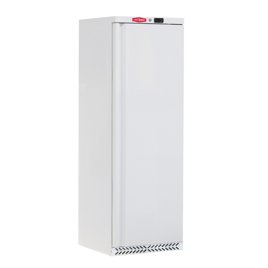 Contender Ventilated White Upright Freezer