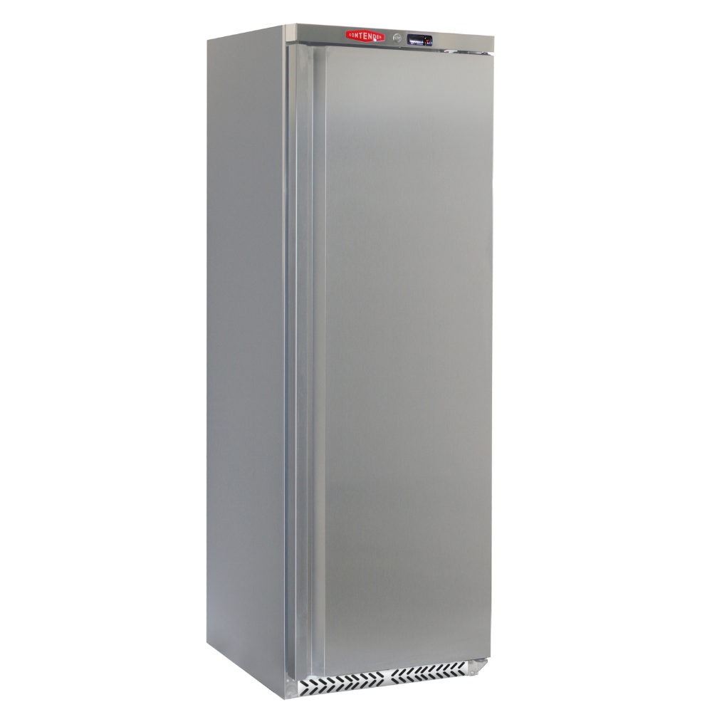 Contender 400L Stainless Steel Upright Refrigerator