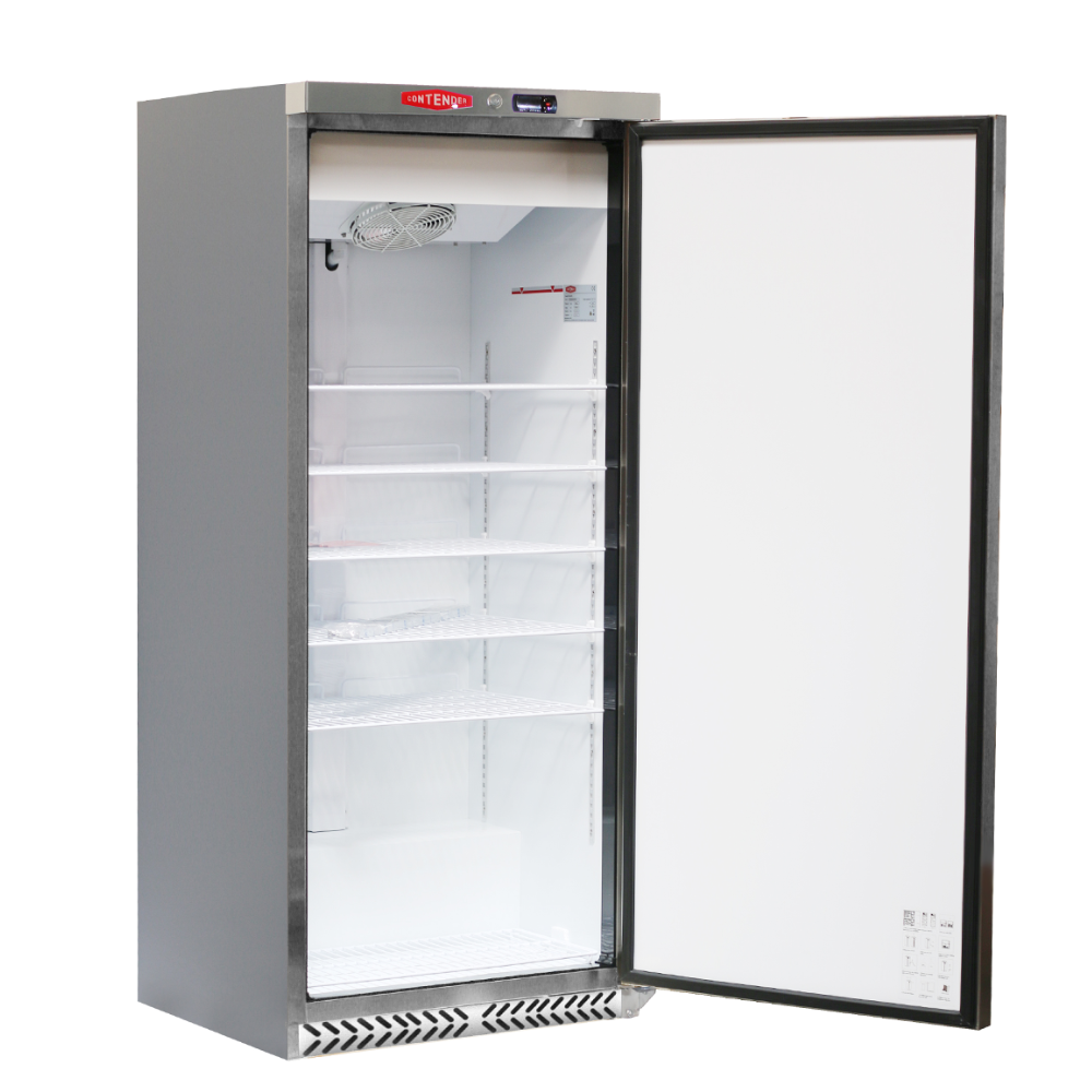 Contender Ventilated Stainless Steel Upright Freezer - 600L Capacity