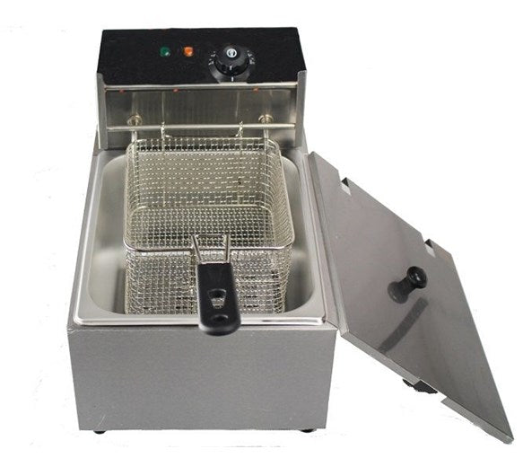 Contender 9 Litre Tank (6 Litre Oil) Countertop Commercial Deep Fat Fryer