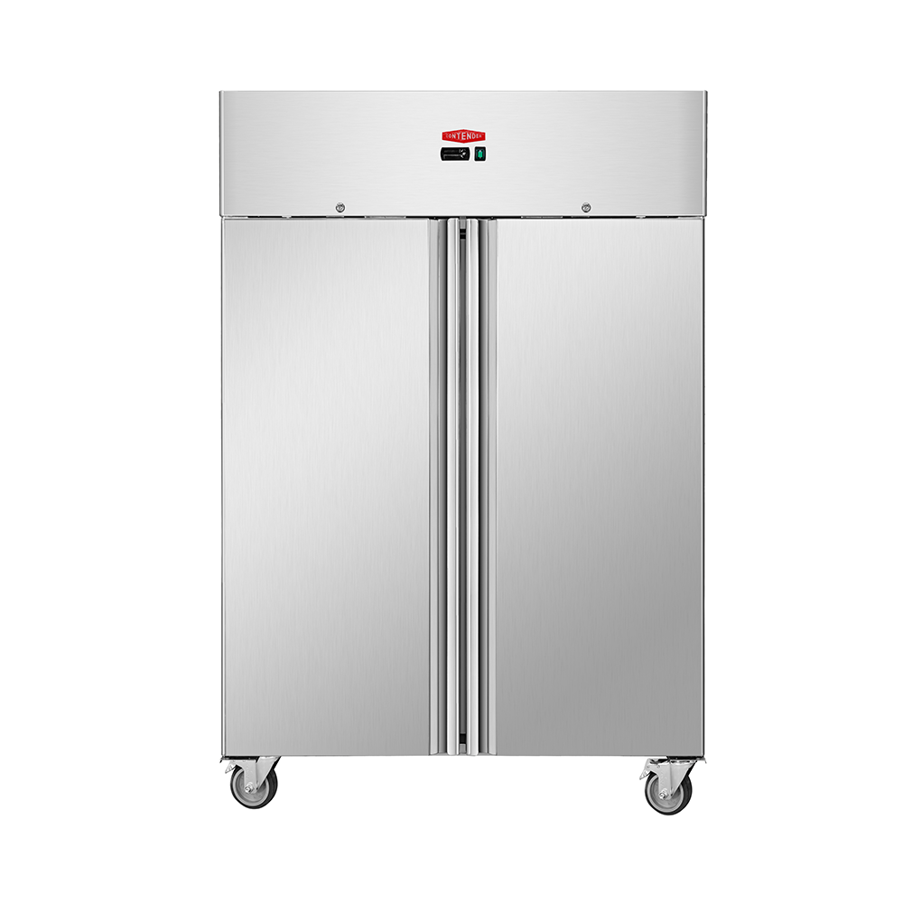 Contender Double Door Stainless Steel Refrigerator