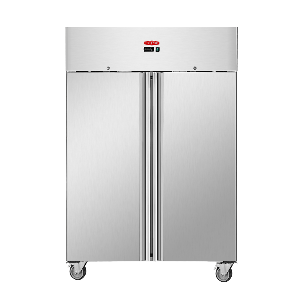 Contender Double Door Stainless Steel Freezer