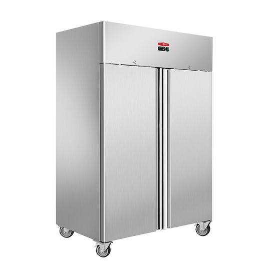 Contender Double Door Stainless Steel Freezer