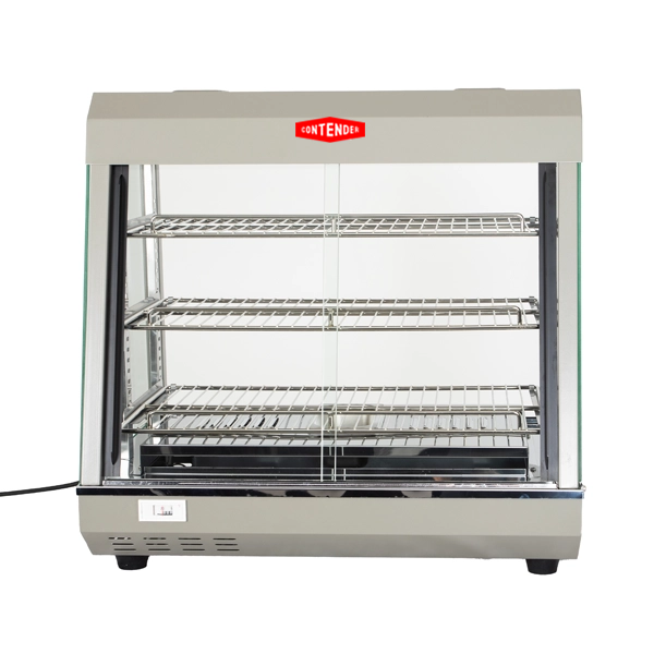 Deli 1 Contender 3 Shelf Hot Food Display 600mm Wide