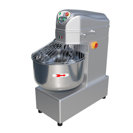 Contender 66 Litre Twin Speed Spiral Dough Mixer 3 Phase Electric Heavy Duty