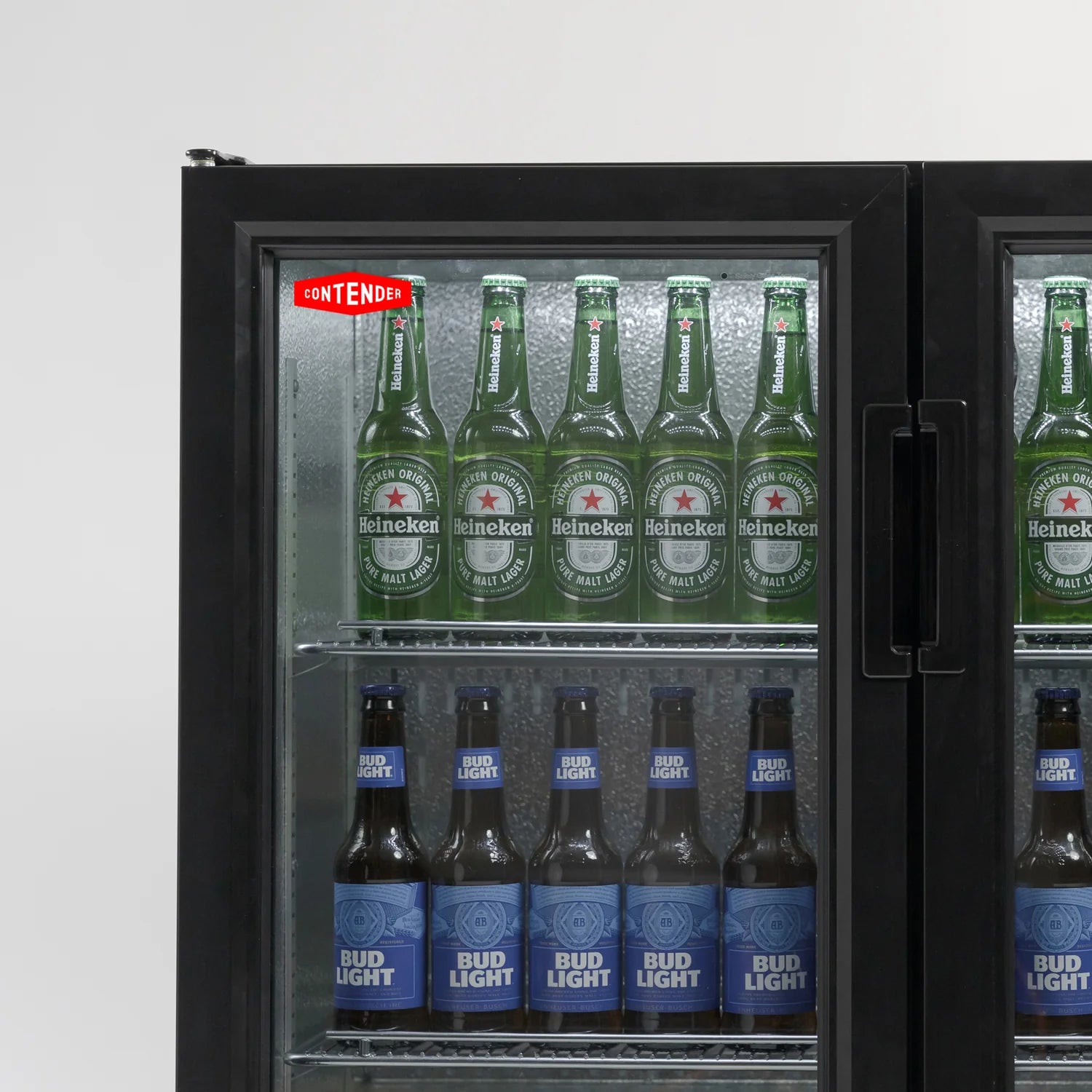 Contender Commercial Double Door Drinks Fridge