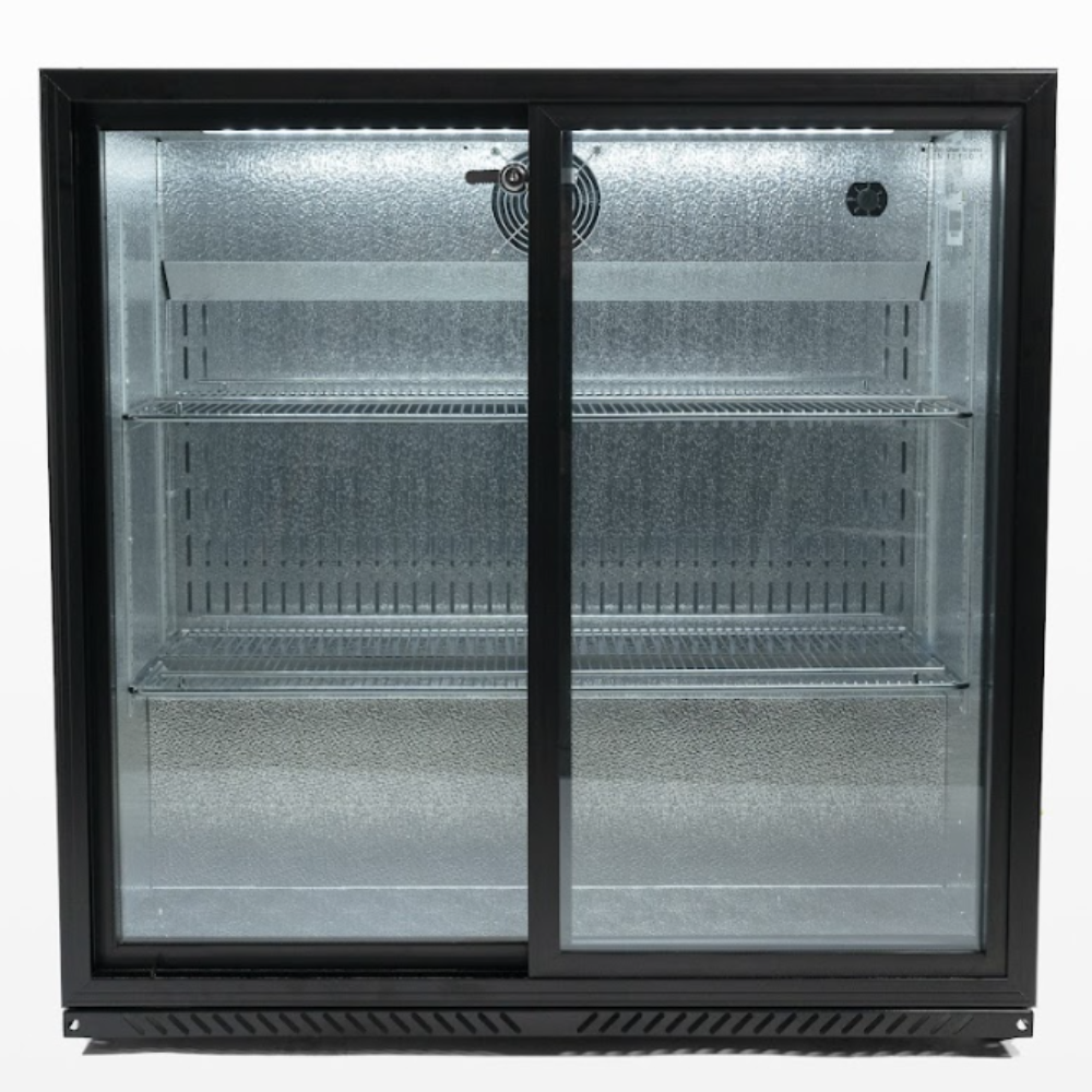 Contender Commercial Double Door Drinks Fridge