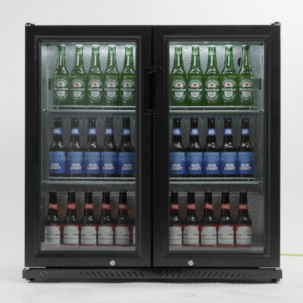 Contender Commercial Double Door Drinks Fridge