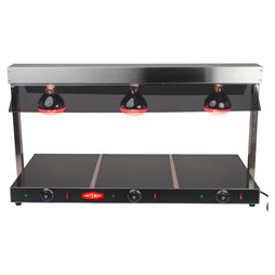 Contender Triple Lamp Heated Display Carvery With Heated Ceramic Glass Base