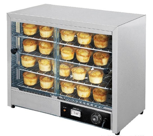 Contender 580 Large Hot Display - Pie Warmer Cabinet - 4 Shelves - Up to 50 Pies