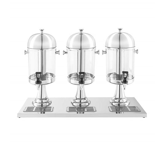 Contender Triple 3 x 8 Litre Executive Juice Dispenser With Ice Chambers