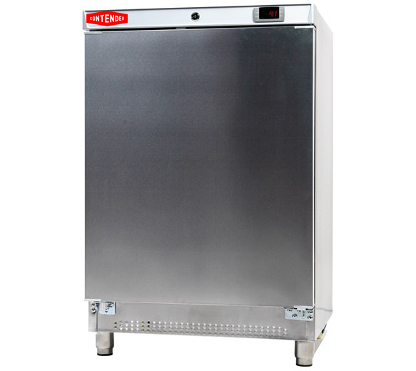 Contender Stainless Steel Undercounter Catering Fridge 130 Litre