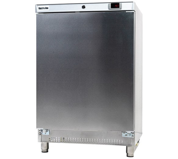 Contender Stainless Steel Undercounter Commercial Freezer 130 Litre